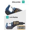 Outside 0-25mm Micrometer Digital Portable Gauging Tools LCD Display 0.001mm High Precision Micrometer Measuring Tools with Box
