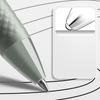 5pcs Durable Writing Gel Ink Pens Set Morandi White Transparent Barrel 0.5mm Ballpoint Black Ink