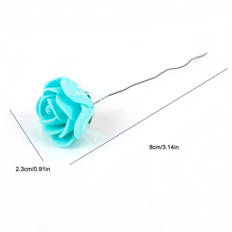 Artificial PE Foam Flower Faux Small Rose Real Looking Fake Roses for Wedding Bouquets
