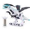 Electric Walking RC Dinosaur Toy, Mechanical Fire Spray Intelligent Simulated Dinosaur Animal Model
