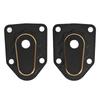 2PCS RC Steering Knuckle Portal Covers Brass Outer Portal Drive Housing Cover for Axial 118 UTB18