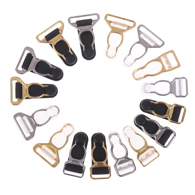 10Pcs 10/12/15/18Mm Metal Adjust Buckle For Corset Leg Garter Belt Clip Hook Suspender Ends Buckles Hosiery Stocking Grips
