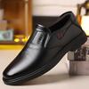 Fashion 2025 New Designer Fashion Non-slip Soft Leather Shoes for Men Solid Color Spring Autumn Causal Dress Shoes Man