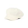 Korean Version Solid Color Corduroy Female Painter's Hat British Retro Octagonal Hat Gorras Para Mujer