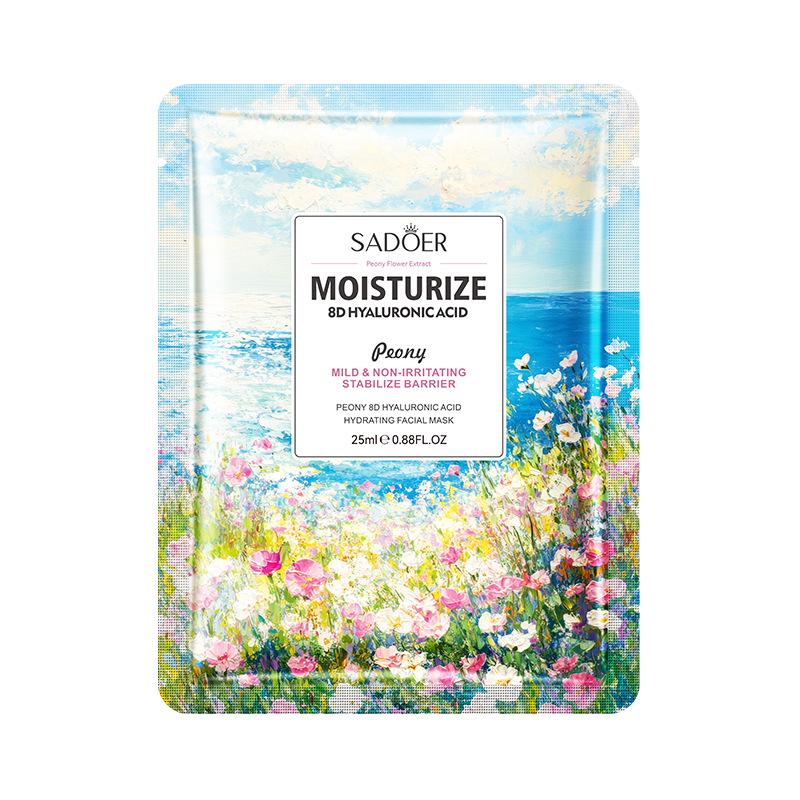 5PCS Rose Vitamin C Moisturizing Mask 25ml Hydrating Moisturizing Mask Skin Care Products