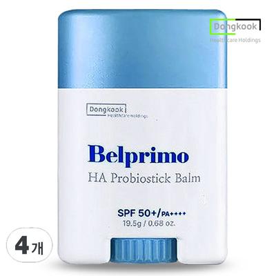 Dongguk Belprimo Probio Stick Balm 3+1 Ministerium für Lebens- und Arzneimittelsicherheit dreifach funktionale Kosmetik Sonnenschutz-Stick Sonnencreme, 19,5g