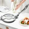 Teigpresse Metall Stanzformen Stahl Mehl Tortilla Presse Knödelteig Tortillas Mehl Brotform Sandwich Taco Presse - 6,5 Zoll