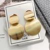 2026 Vintage Earrings Large for Women Statement Earrings Geometric Metal Pendant Earrings Trend Fashion Jewelry