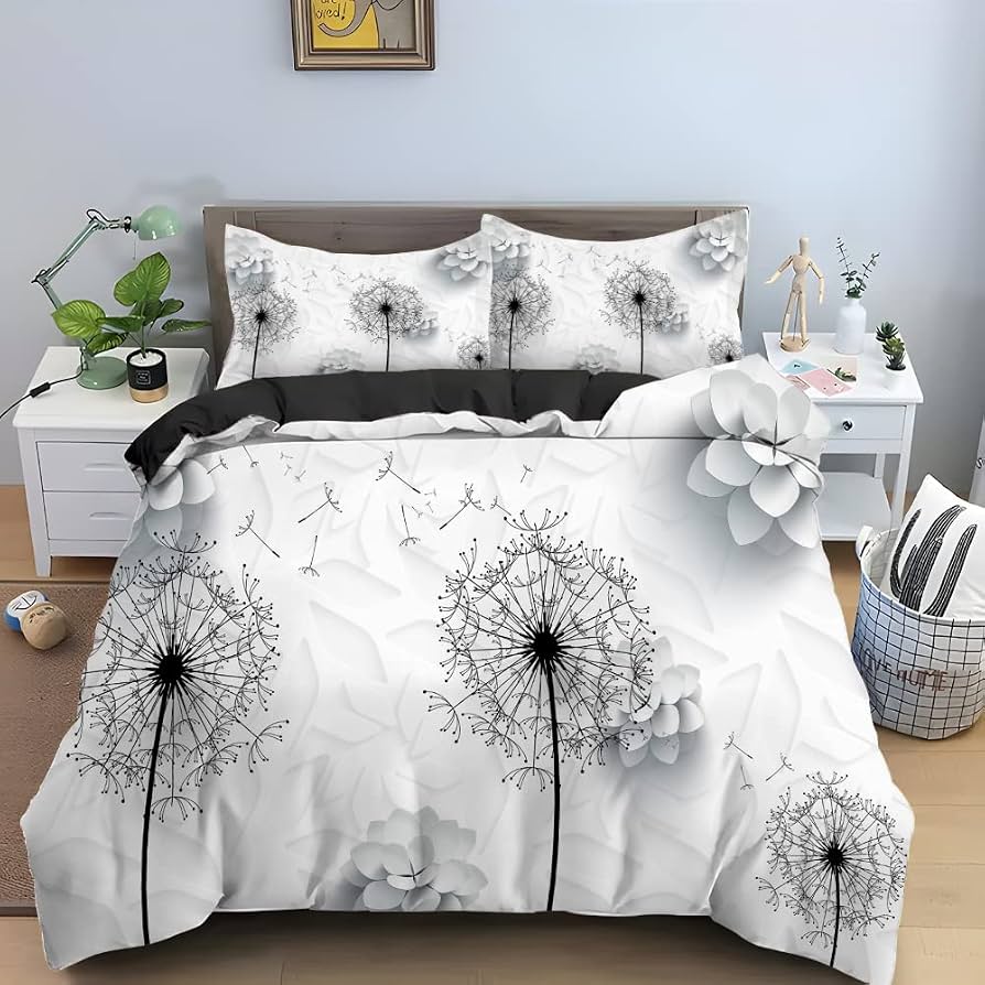 Geometric Duvet Cover Abstract Art Bedding Set King Queen For Girls Boys Bedroom Decor Microfiber Dandelion Tree Comforter Cover