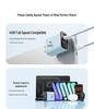 45W Gallium Nitride Fast Charger with Three Ports for iPhone 16 Pro Max