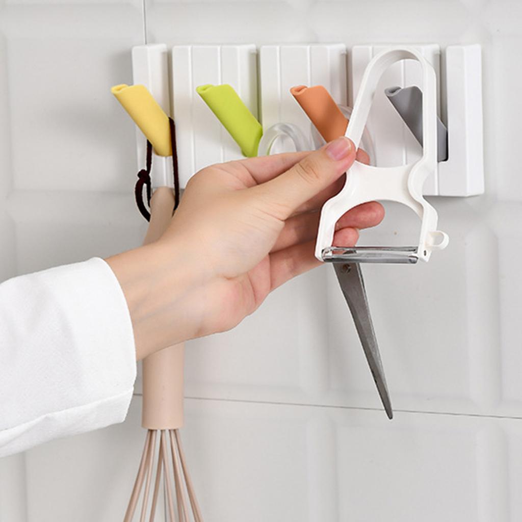 Piano Key Wall Hook Creative Space Saving Hat Coat Hanger Rack For Bathroom Living Bedroom