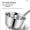 Köksslev med långt handtag i rostfritt stål