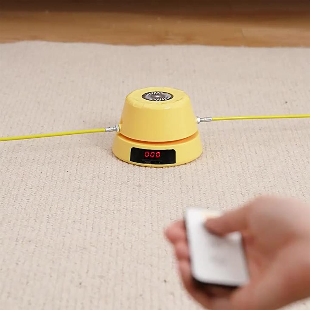 Electric Rope Skipping Machine Exercise Through Play Hands-free 10 Gear Change Key Remote Control
