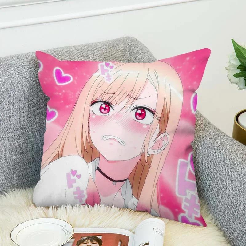 Pillowcases 40*40 Decor Marin Kitagawa Pillow Cases Decorative Cushion Covers for Pillows Pillowcase 45*45 Room Cushions Cover