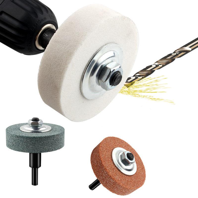 1Pc Electric Drill Grinding Wheel Green Carbon White Corundum Whetstone Sandstone 70 White Grinding Wheel Kitchen Knife Metal Polishing