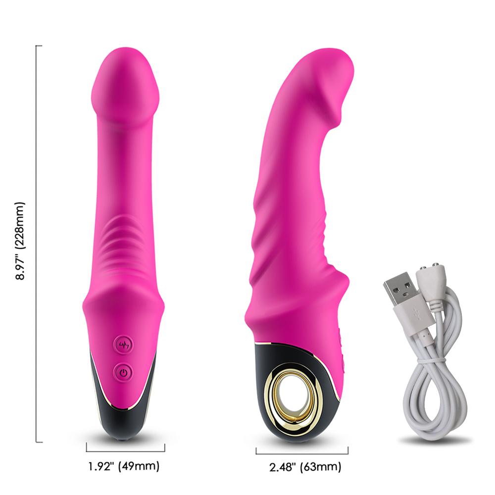 2022 Simulation Dildo Female Vibrator Masturbation Stick Simulation Female Clitoris Massage Vibrator Sex Toys Sex Shop