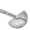 180 Graders Gradvinkelmätare Metalllinjal Vinkelmätare Rostfritt Stål Vinkelmätare Vinkelmätare Vinkelsökare Goniometer Vinkelöverförare