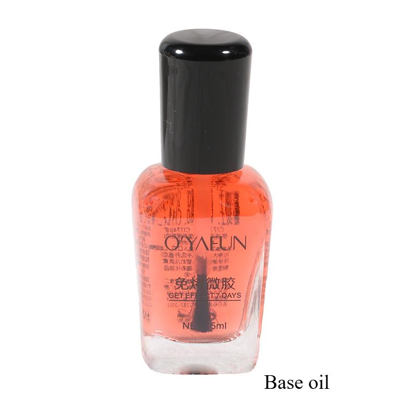 15ml New Non-peelable No-bake Micro-glue Non-fading Nail Polish Sequins Quick-drying Nail Polish