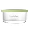 Microwave-Safe Glass Bento Box with Compartments for Office Lunches & Takeout