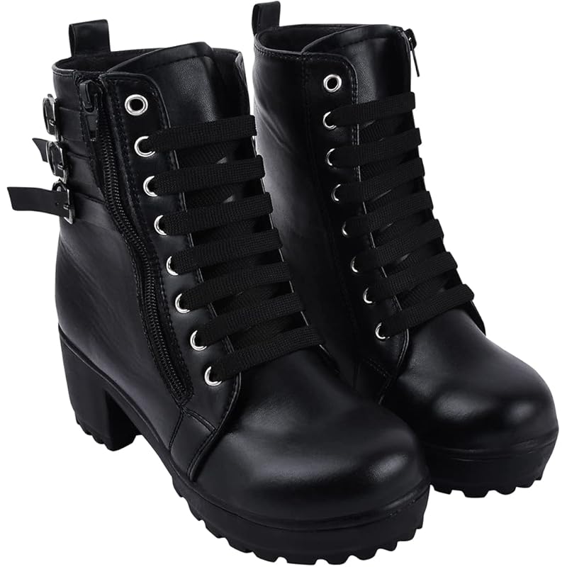 Shoetopia Girls Bt-Joy Black Ankle Boot - 5 Uk (Girls-Bt-Joy-Black)