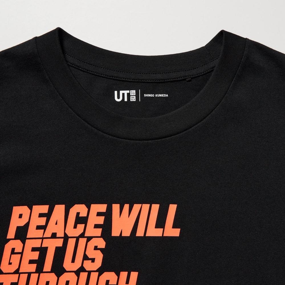 Uniqlo Japan Peace For All Graphic T shirT  shorT Sleeve  Regular fiT  Shingo Kunieda