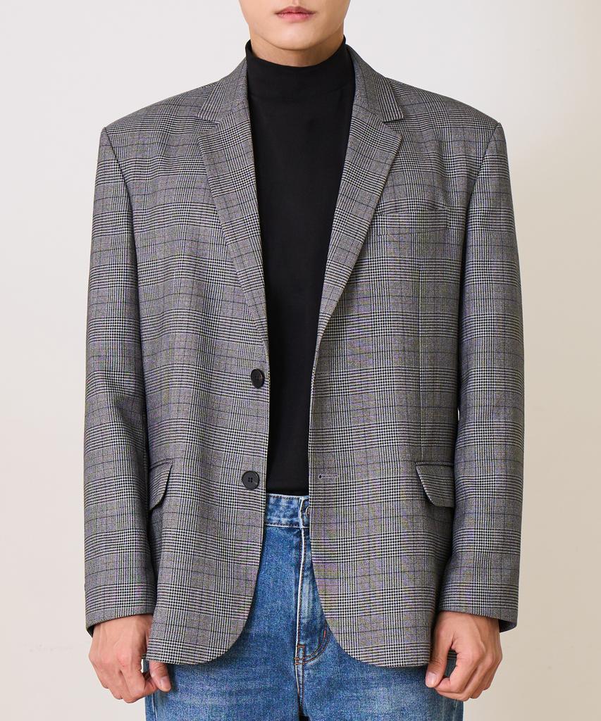 Prairie Glen Check Single Blazer