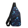 Men's Fashion Messenger Bag Lightweight Sports Leisure Chest Bag Casual Simple Large Capacity Male Bags