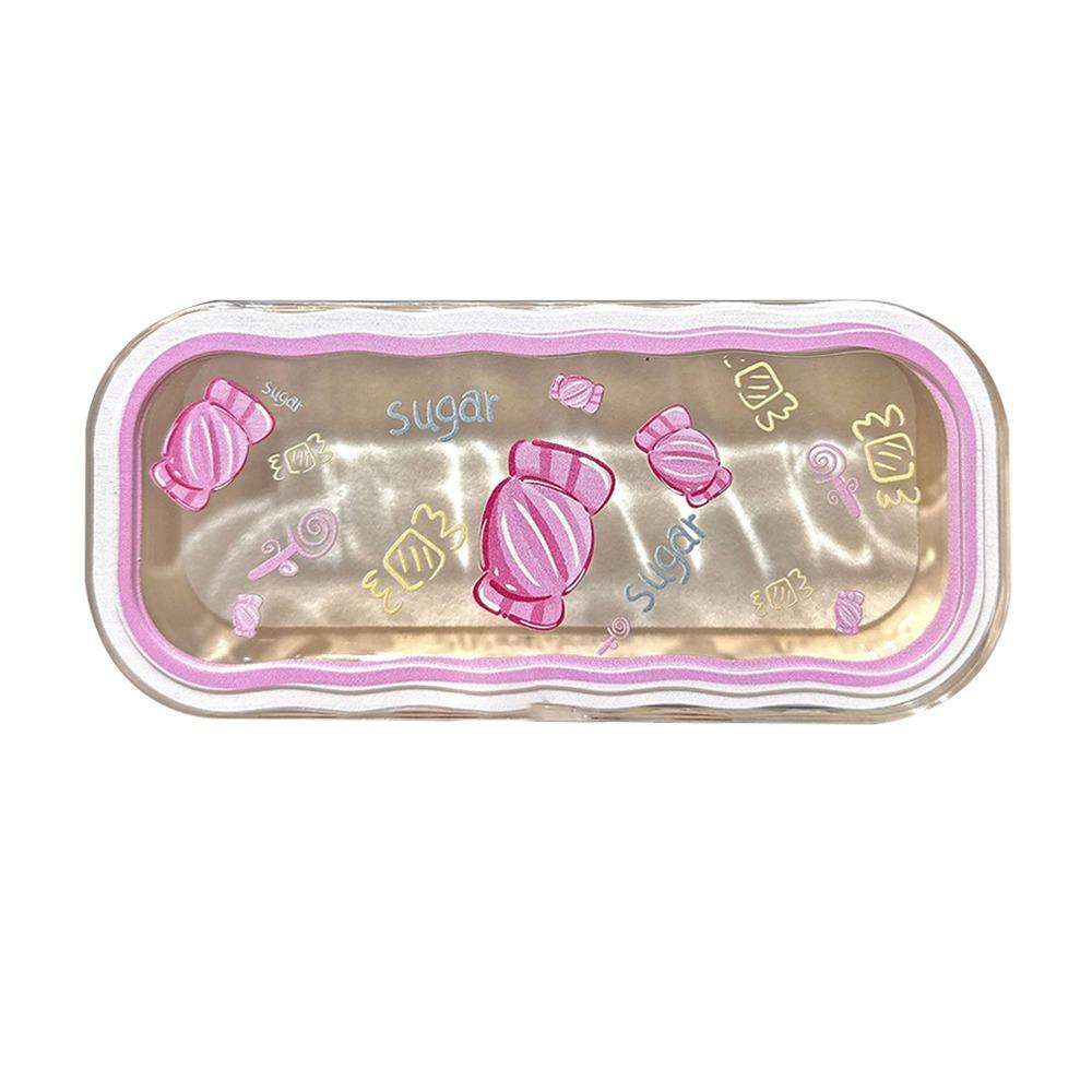 Custodia per Occhiali in Plastica alla Moda Scatola Portatile Visibile per Occhiali da Sole Custodia Protettiva Trasparente per Occhiali Occhiali per Presbiopia