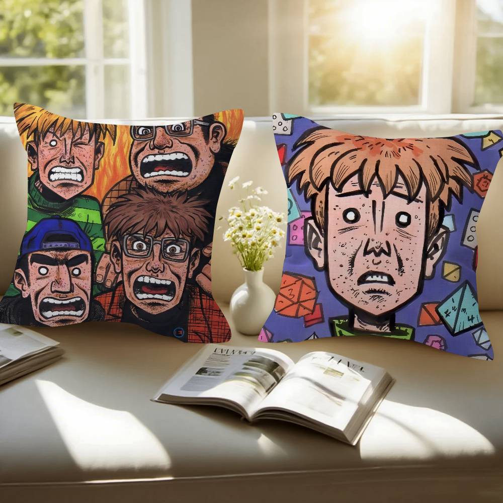 ANIME Eltingville Club   Pillow Cushion Cover Pillowcase Living Room Sofa Home Decor Customized