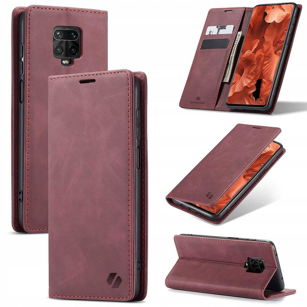Plånboksfodral Redmi Note 9S/9 Pro Röd