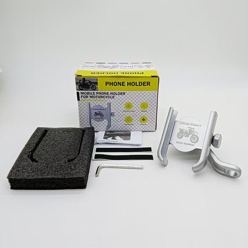 Aluminum Alloy Phone Holder for Motorcycle and Bike Riders