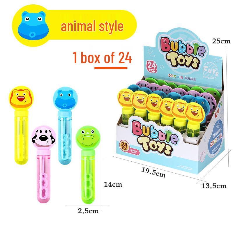 

Kids Mini Cartoon Bubble Wand Toy - Portable Blower for Boys and Girls