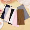 8pcs Elastic Sports Headbands Sweat-Absorbing Breathable Hairband Solid Color Polyester Headband for Fitness Yoga Dance Running