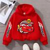 Lightning Mcqueen Cartoon Children Hoodie Long Sleeve Pixar Car Print Spring Autumn Kid Boy Clothes Fashion Pullover Sweatshirts