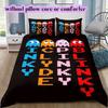PacMan Anime Soft and Comfortable Duvet Cover, Children's Bedding Set Gift, Extra Large Size, Various Sizes Available
