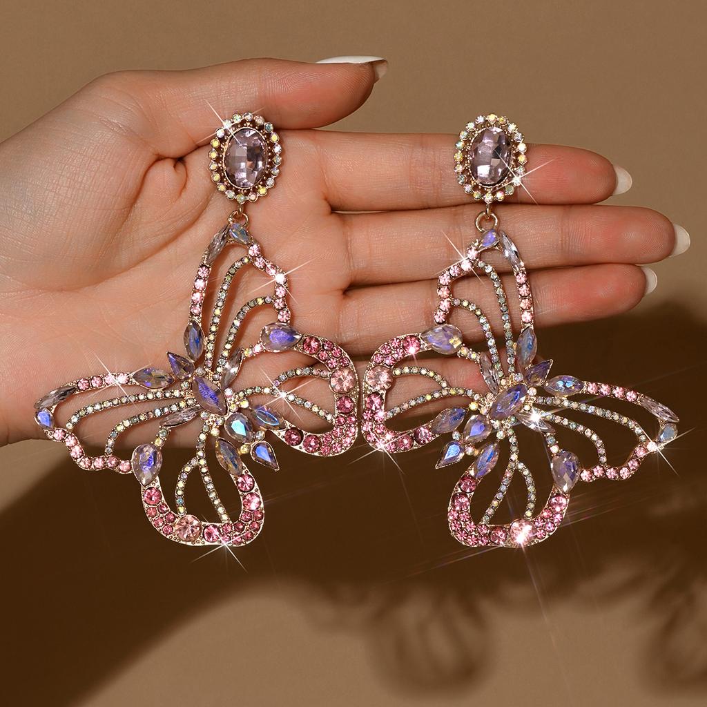 Ladies' Fashionable Butterfly Earrings and Jewelry Are Suitable for Dates, Parties, Festivals, and Gifts