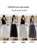 Women's Plus Size Quick-Dry Floral A-Line Midi Skirt - Trendy Summer Workwear 2026 Collection (Pumpkin)