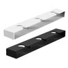 2Pcs Goblet Hanging Rack No Drill Wine Glass Holder Space-Saving Under Cabinet