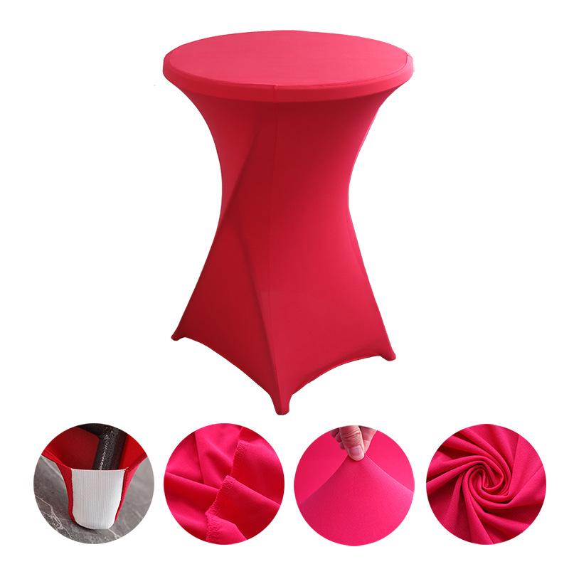 Copritavolo Elastico Universale di Alta Gamma in Spandex per Matrimoni e Banchetti