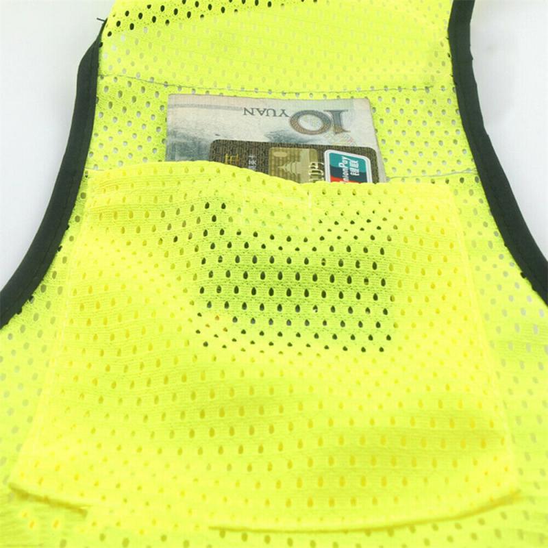 2025 Year Cycling Reflective Vest High Visibility Safe For Night Riding Running Jogging Motorcycle Outdoor Sports Waistcoat