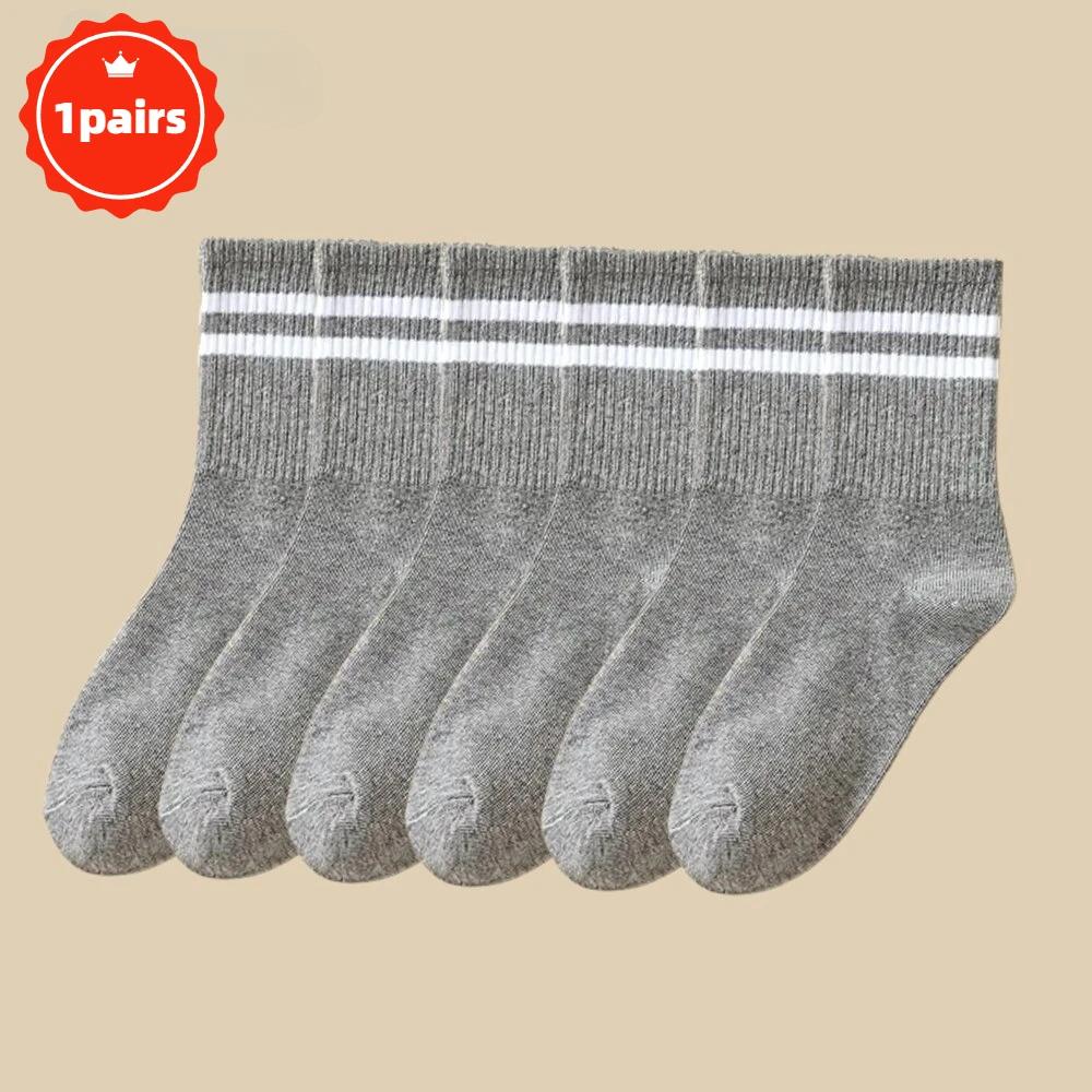 

1/6 пар женских полугольфов однотонные дышащие удобные осенне-зимние высококачественные повседневные влагоотводящие носки для спорта Single code