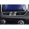 Interior Middle Air Outlet Vent ABS Cover Trim Silver For Toyota RAV4 -