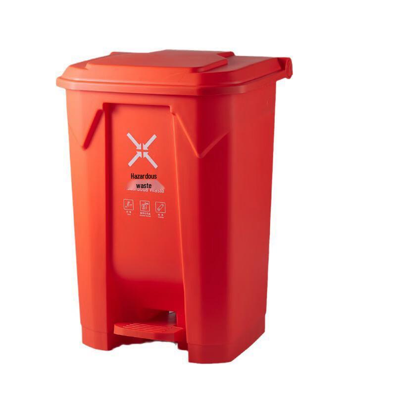Outdoor Foot Pedal Trash Can with Lid