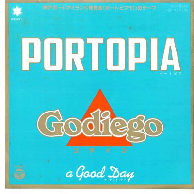 7inch Record GODIEGO - Portopia / A Good Day AK615AX COLUMBIA 1980 Japan Japanese Pop/Rock Used