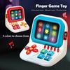 Finger Dance Machine Toys, Game Machine with LED Screen for Kids 3 Modes Level Memory Playing Mini Arcade Machine Gifts