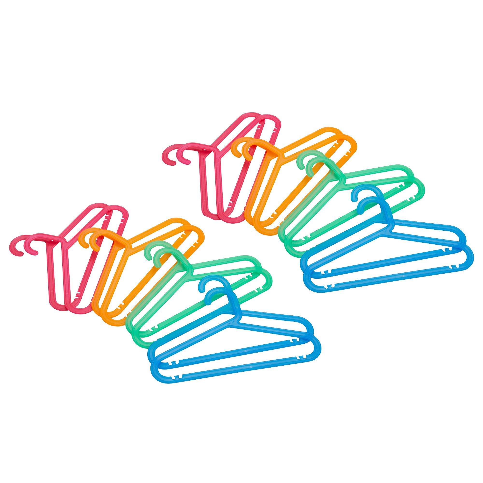 

IKEA BAGIS 30169728 coat hanger 4 colors 16 pieces set Children s