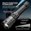 Super Bright 2000LM LED Flashlight, USB-C Fast Charge,Waterproof - Zoomable Torch for Outdoor, Camping, Emergency, Hiking, Long Beam Distance