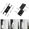 Plastic Steel Flat Hinge Folding Hinge Aluminum Alloy Screen Window Loose Leaf Detachable Hinge Home Improvement Door Hardware