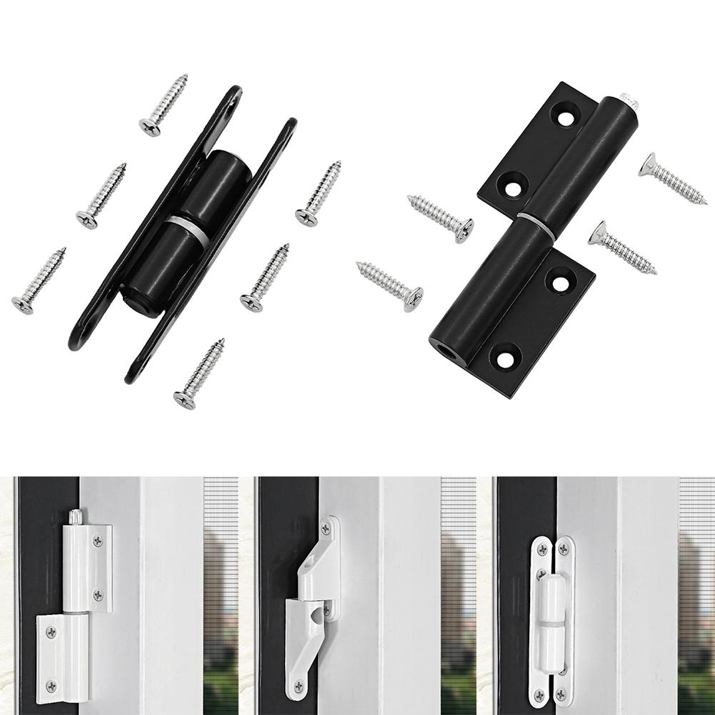 Plastic Steel Flat Hinge Folding Hinge Aluminum Alloy Screen Window Loose Leaf Detachable Hinge Home Improvement Door Hardware
