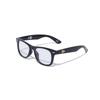 New Era Golf Wellington Square Shiny Black PC Blue Light Blocking 13517748 Sunglasses, Lens, Frame, Lenses,